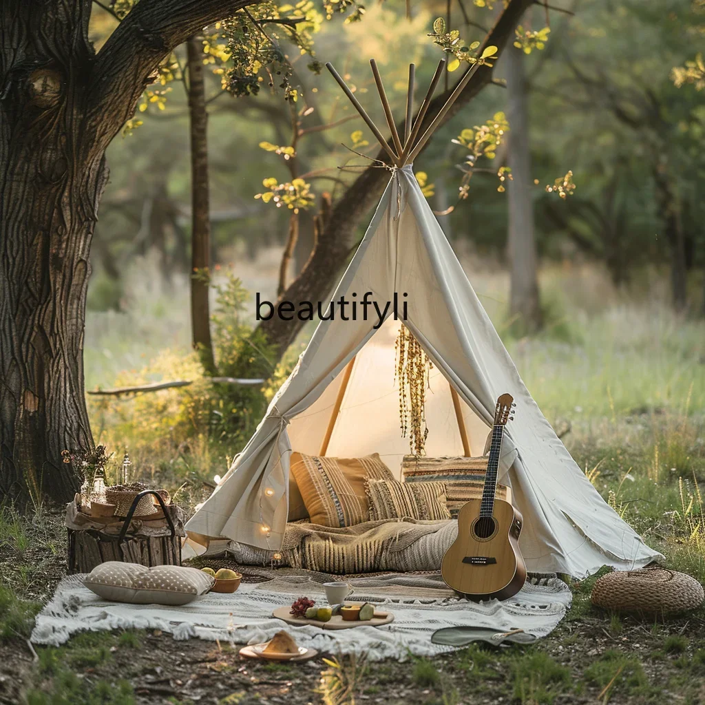 Manta de tienda de campaña al aire libre plegable portátil picnic para niños decoración de camping habitación