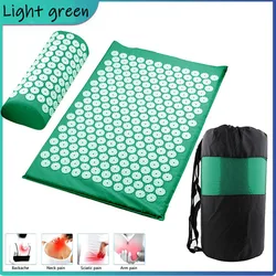 65x40cm Massager Cushion Acupressure Mat Pillow Relieve Stress Back Pain Massage for Acupuncture Yoga Muscle Relaxation