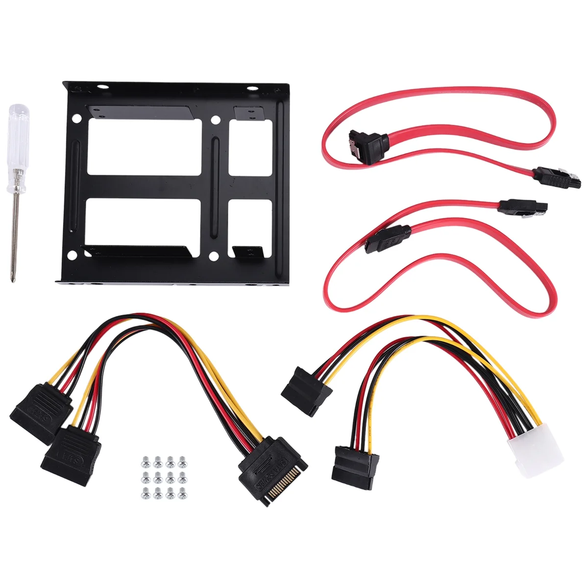 GFR5-2X SSD de 2,5 polegadas para suporte de 3,5 polegadas (cabo e cabos de alimentação)