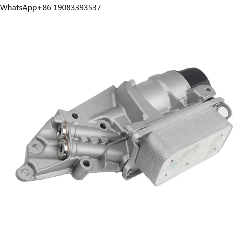 

Brand New for Mercedes-Benz M272 Oil Filter Base Assembly with 2721800510 Oil Cooler Aluminum Radiator Type 2721800410