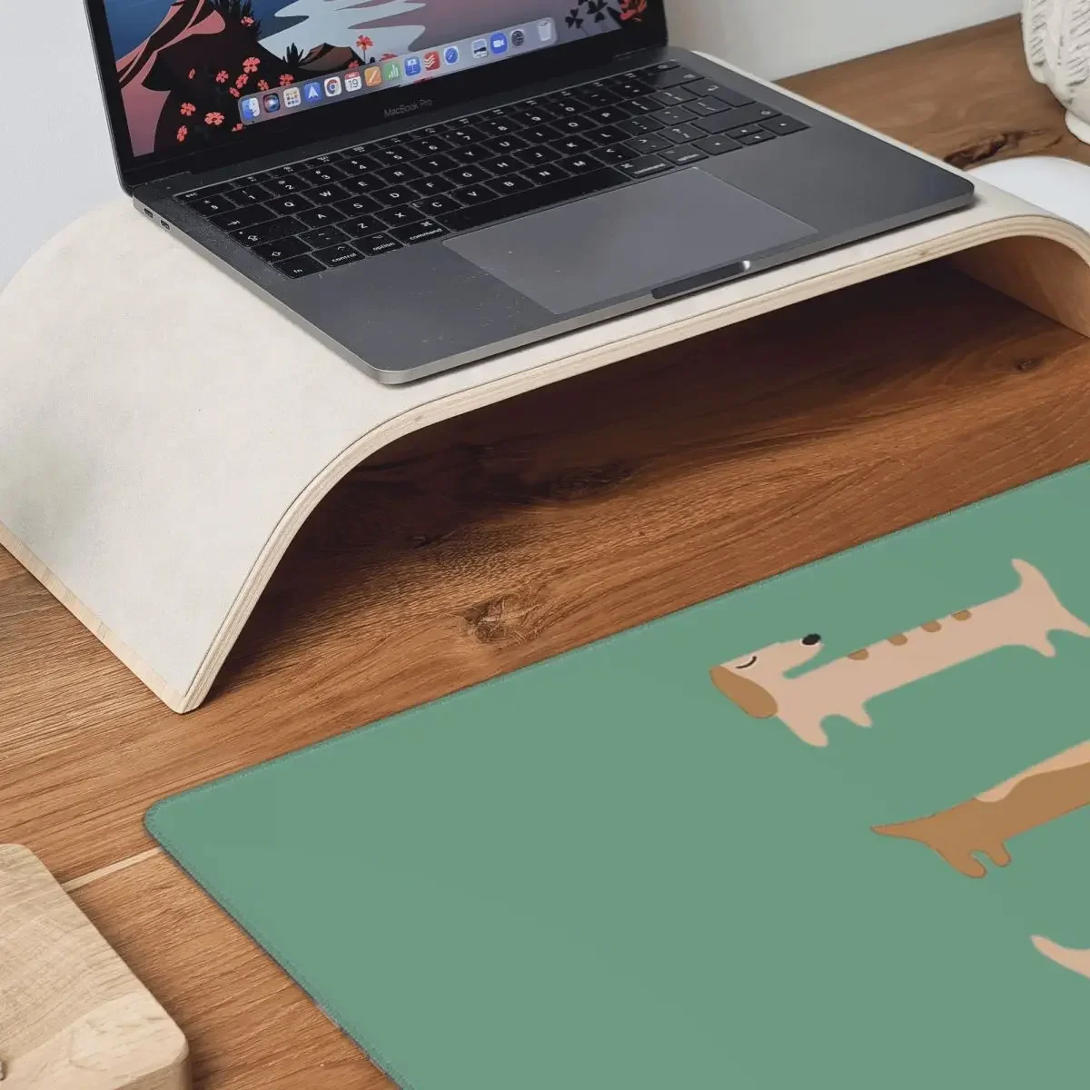 Home Decor - Dachshund Large Mouse Pad Computer Keyboard Mouse Mat Gaming PC Laptop Desk Mat Office Accessories Table Mats