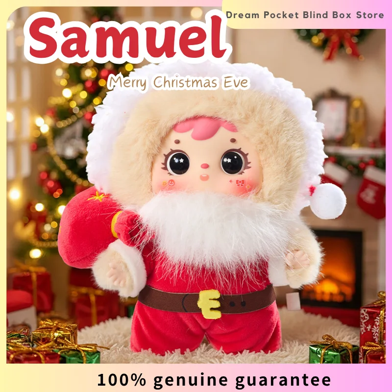 صموئيل عيد ميلاد سعيد عشية سلسلة صندوق أعمى عروسة كارتون المفاتيح على ظهره ديكور صندوق غامض ألعاب شخصيات الحركة هدية الكريسماس #1