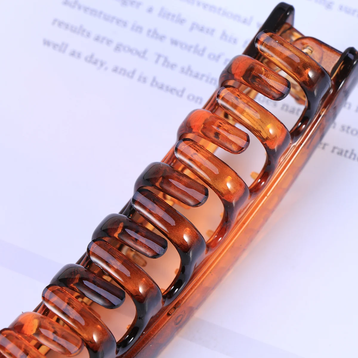 

6 шт., заколка для волос в виде банана, зубчатый держатель для хвоста, сильный натяжной коготь для длинных волос, прическа, стильная прочная пластиковая заколка для волос черепаха