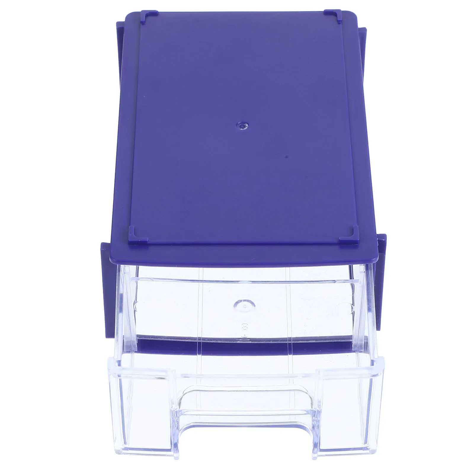 

Stackable Modular Craft Storage Drawer Box Office Desktop Organizer Parts Cabinet Plastic Makeup Stationery Tool Container Blue