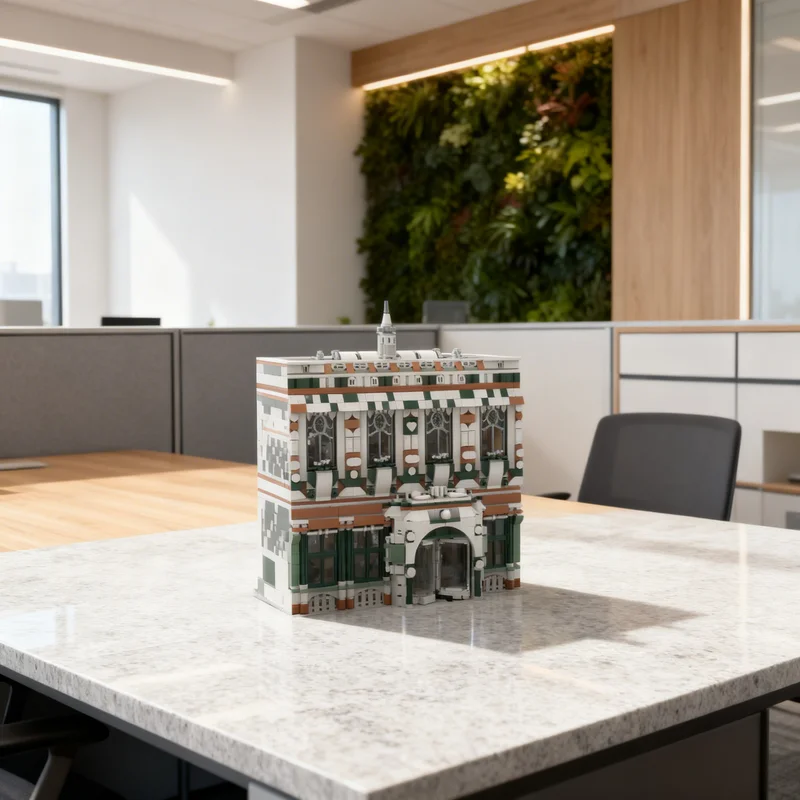 

3824pcs MOC Toy Store With Revolving Door Modular Streetscape Model Building Blocks Creative Gift DIY Display Decor Adult Kids