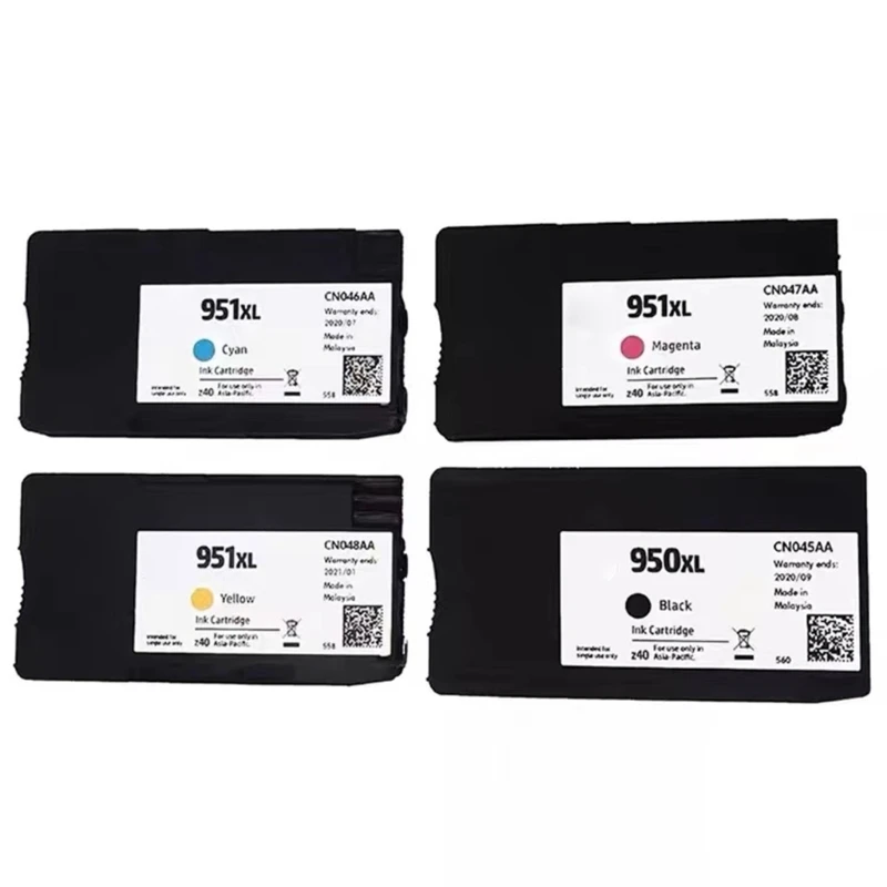 เครื่องพิมพ์ตลับหมึกสำหรับ Officejets 950XL 951XL 950 951 276 เครื่องพิมพ์ตลับหมึก 1 สีดำ/1 Cyan/1 Magenta /1 สีเหลือง