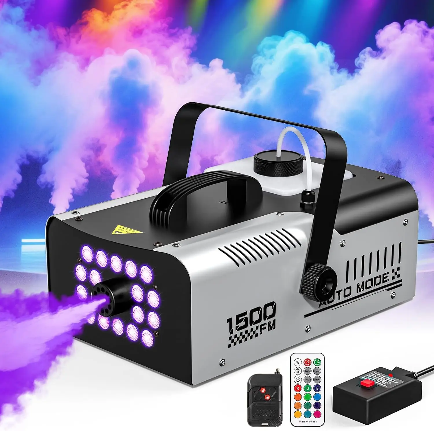 1500W Fog Device Outdoor Indoor Halloween Smoke Generator Output 20000 CFM