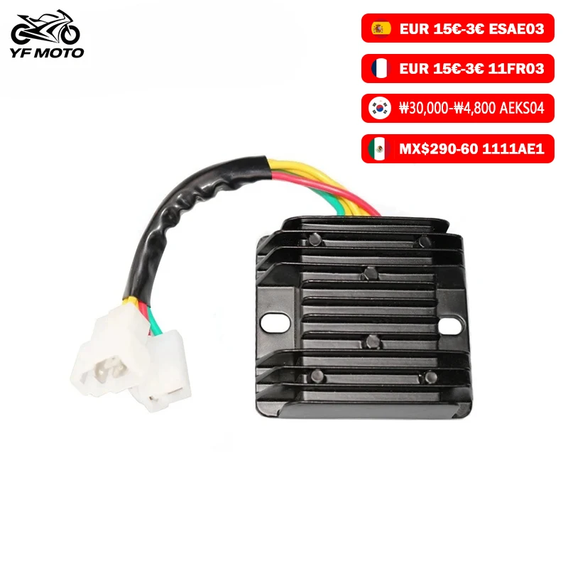 

Motorcycle Voltage Regulator Rectifier For Hyosung GT650R GT650 GV650 GV250 Aquila FI 32800HN9101 32800HN9110 32800HP9300
