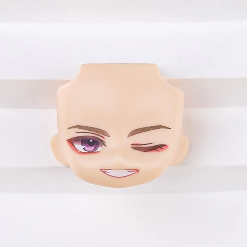 3D Decal Eyes OB11 Face della bambola Cambia volti GSC Head Doll Sostituzione viso con trucco Anime Obitsu 11 Doll Face Accessori fai da te