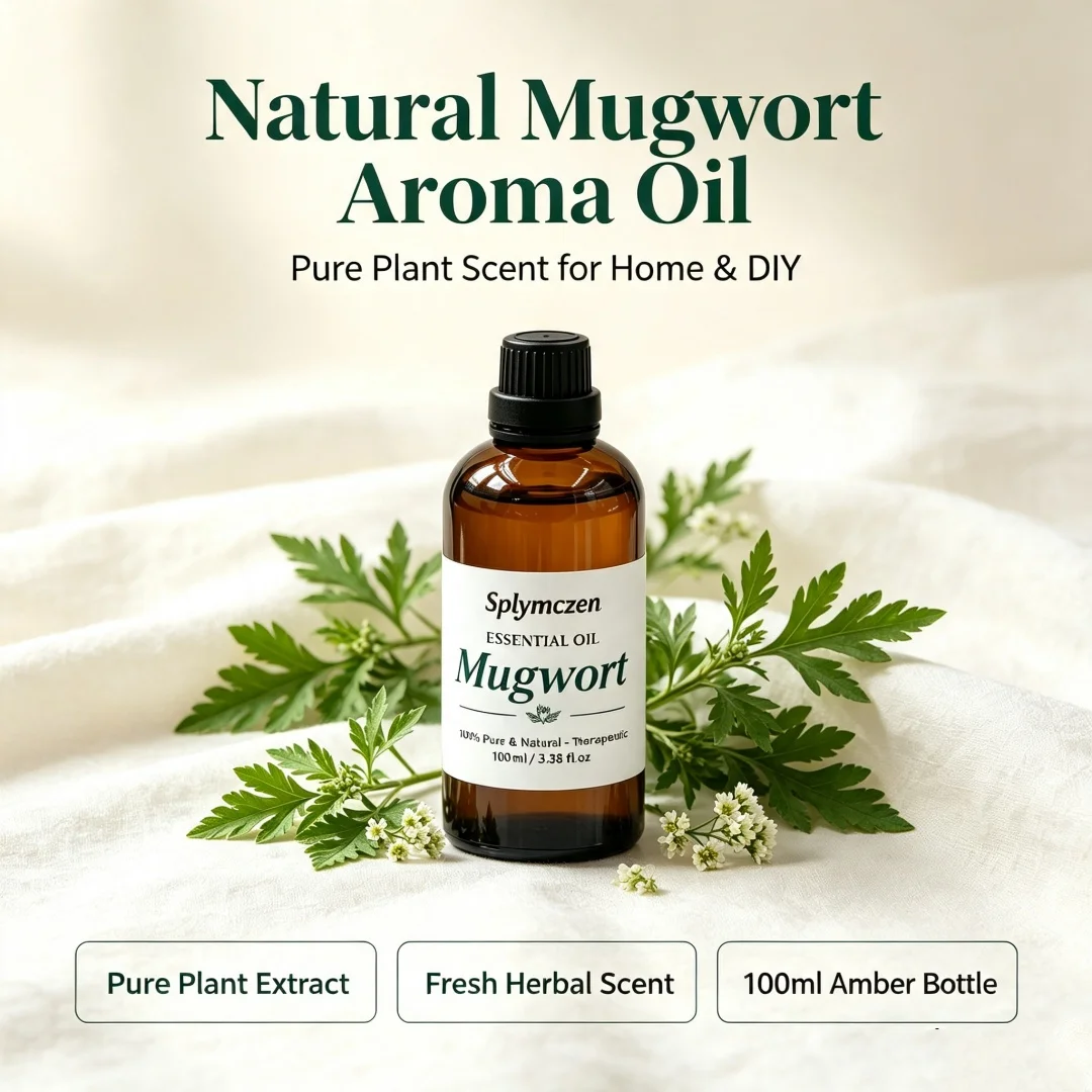 100ml Beifußöl Natürliches Kräuterduftöl für Diffusor, Raumduft, Kerze, Seife, Räucherwerk, DIY-Herstellung – Detail 1