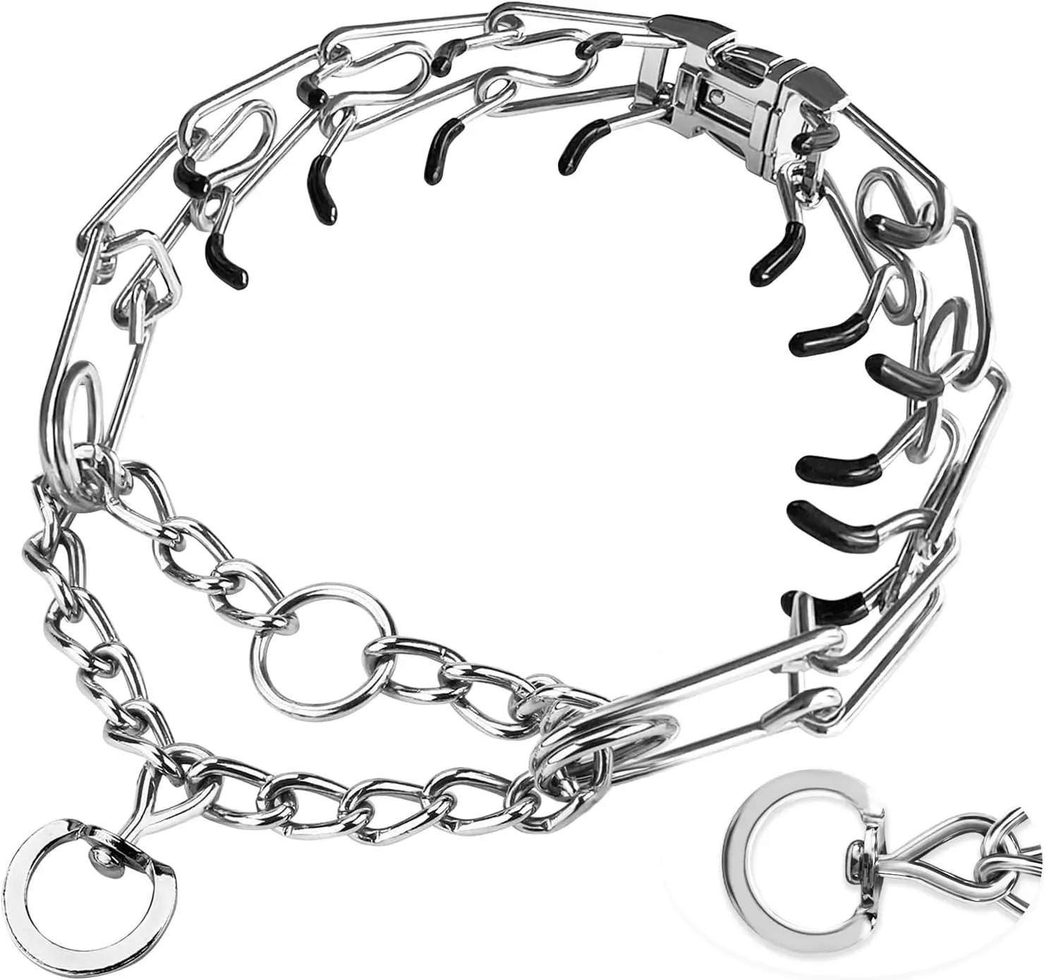 

Dog Collar Welding Swivel with Quick Release Buckle for Small Medium Large Dogs