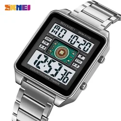 SKMEI Fashion Sports Digital Wristwatches For Men Women Waterproof Clock Electronic Watches Business Military Watch Reloj Hombre