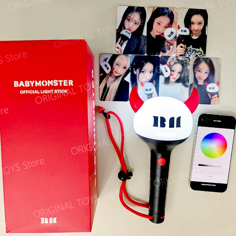 Original Kpop BABYMONSTER Official Lightstick with Bluetooth