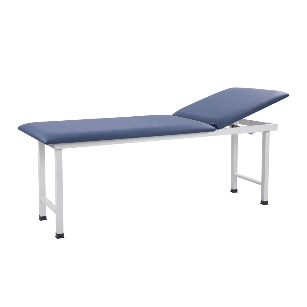 أثاث المستشفى الصلب الميكانيكية قابل للتعديل الظهر سرير المريض الطبي فحص الأريكة السرير مع أرجل قابلة للطي #1