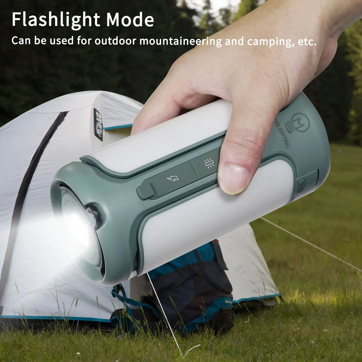 Maetff 9000mAh Foldable Camping Lantern Portable Flashlight Rechargeable Lamp PowerBank Outdoor Lighting Emergency Lights