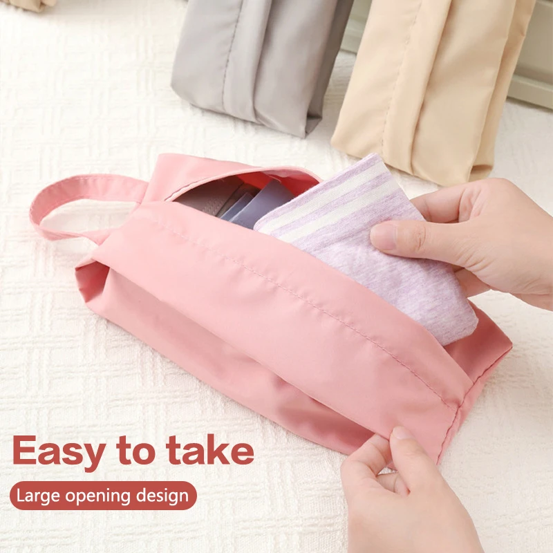 Portable Travel Storage Bags Underwear Socks Shoe Cover Pouch Waterproof Pocket Unisex Zipper Organizer Bag Moistureproof Pack