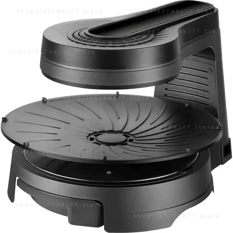 Smokeless Barbecue Household Rotating Electric Pan Indoor Grill Multi-Function Fully Automatic