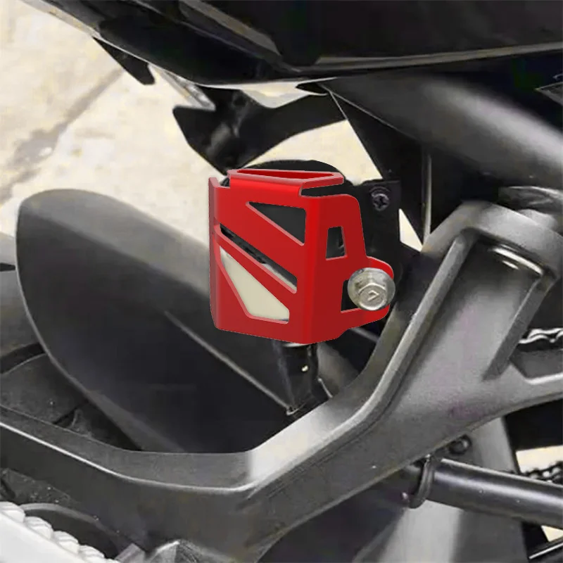 For Suzuki GSR 400 600 GSR 2011 2012 2013- 2020 Motorcycle CNC Rear Brake Fluid Reservoir Guard Cover Protector Oil Cup Guard