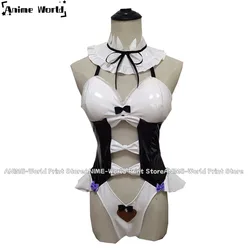 《Custom Size》Re:Life In A Different World From Zero Emilia Rem/Ram  Bunny Girl Cosplay Costume