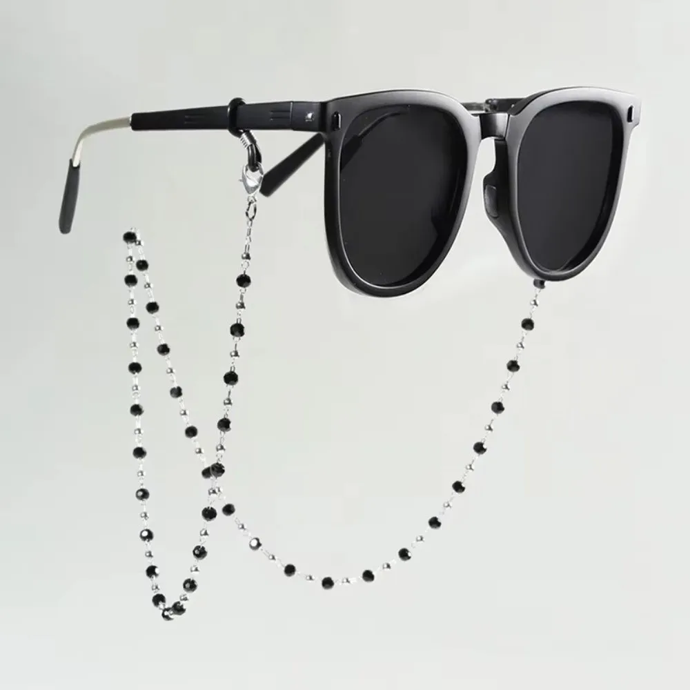 New Crystal Bead Glasses Chain Beaded Design Mask Chain Reading Glasses Lanyard Neck Strap String Eyewear Straps For Women