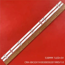 LED-strip voor Hisense 32a4bg 32H5G 32A4GR 32A4HV Crh-bx32x1h 30300502019 REV1.1 Crh-bx32x1h 30300502019 REV1.0 32A5600F 32AE5500F