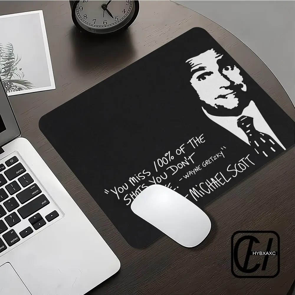 Michael Scott Quote Mouse Pad Small Size Gaming Mouse Pad Gamer Company Keyboard Mouse Mat Carpet Computer Desk Mat HYBXXC