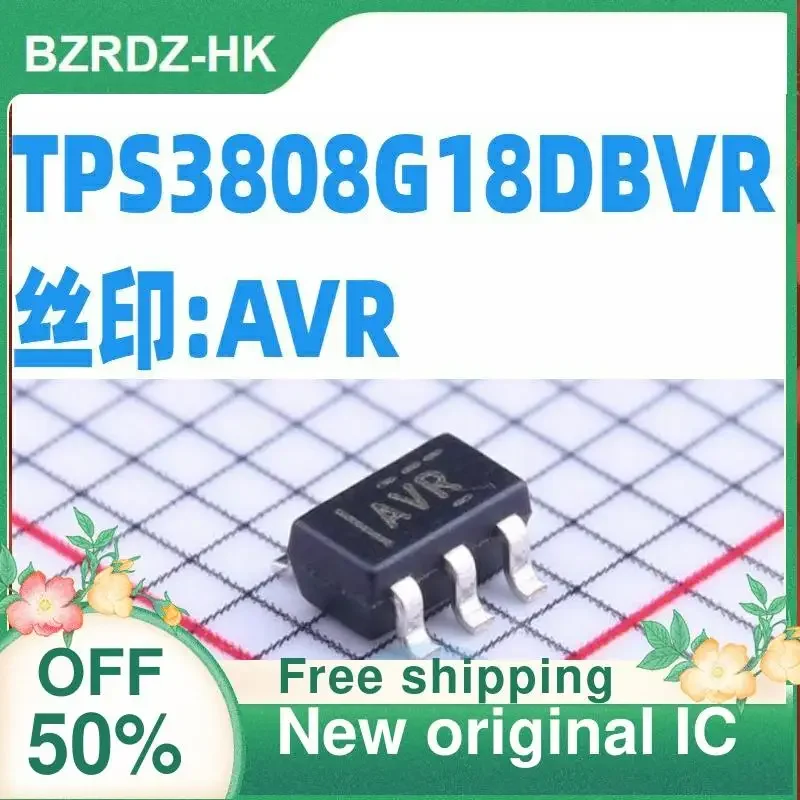 10 Uds tps3808g18dbvr tps3808g18dbvt AVR SOT23-6 nuevo IC original