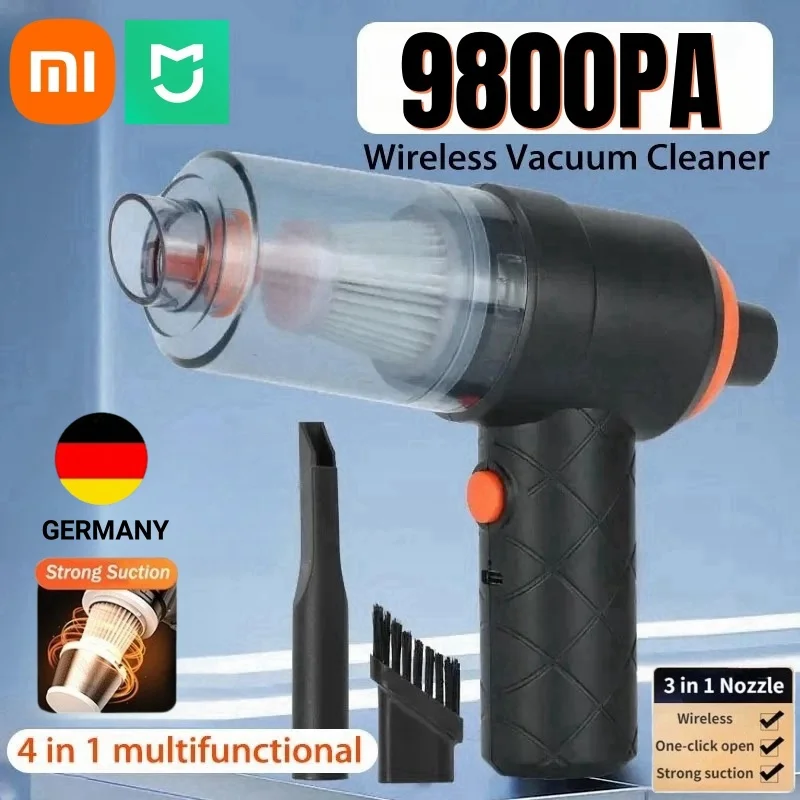 مكنسة كهربائية لاسلكية للسيارة من شاومى ، روبوت تنظيف محمول لاسلكي ، مكنسة كهربائية للسيارة والمنزل