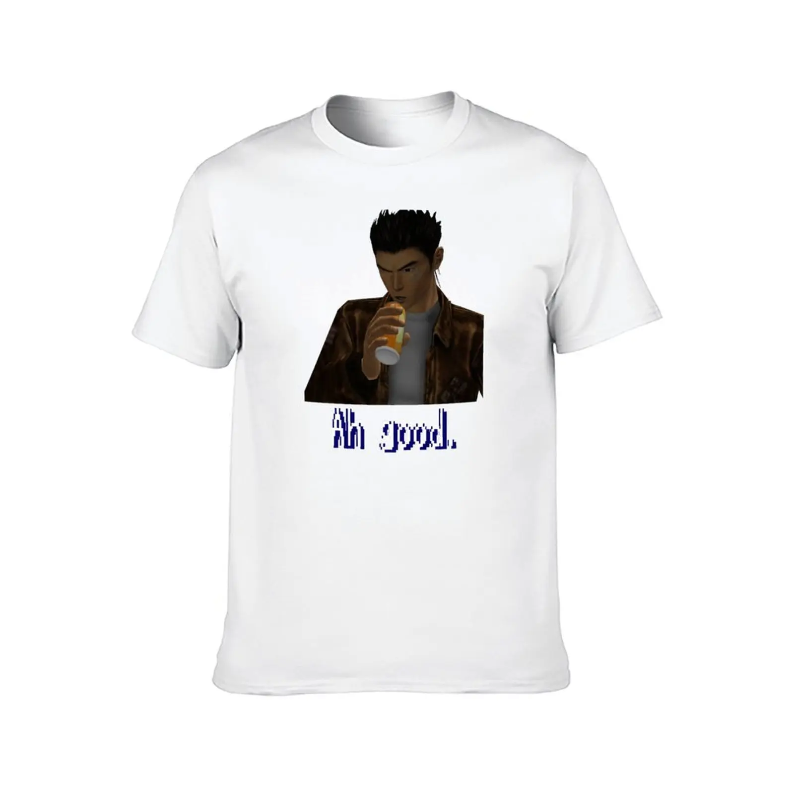 Shenmue- Ryo Drinking Ah good. T-Shirt t shirt man casual t shirts designer T-Shirt