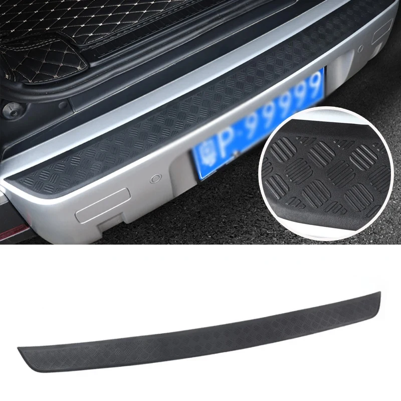 Car Rear Bumper Molding Trim Protector For Land Rover Defender 90 110 2020 2021 2022 2023 2024 2025 Matte Black/Bright Black