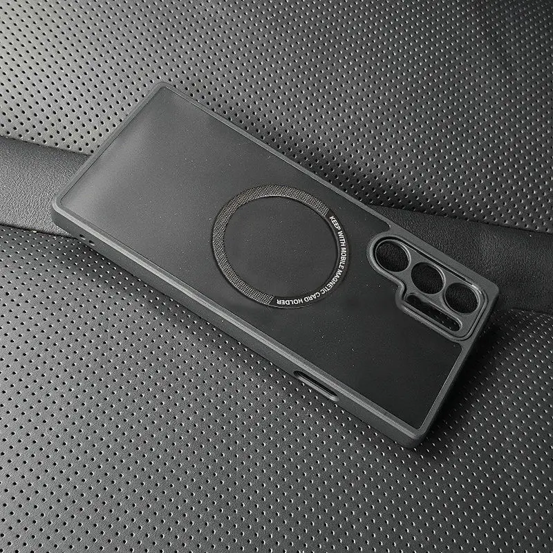 For ZTE Nubia Red Magic 10 Air 10 Pro Plus Case Frosted Transparent Magnetic Acrylic Drop-proof Cover For Red Magic9 9S Pro plus