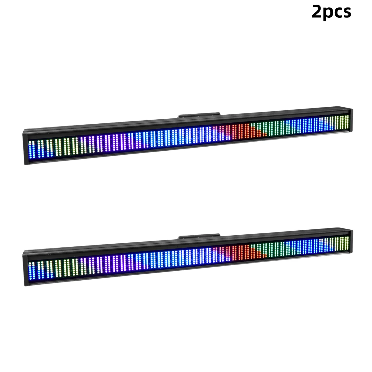 2pcs 200W LED Bar Strobe Light RGB 3in1 192 Partition DMX Super Bright  Dj Wash Bar Strobe Stage Lighting Effects