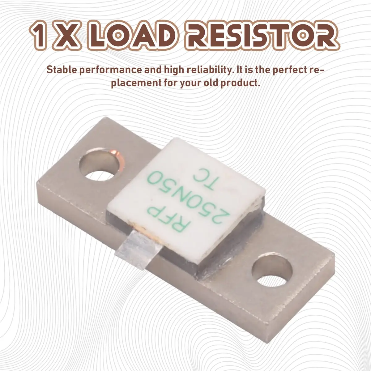 #49K High Power 250W 50 Ohm RF Load Resistor RFP250N50TC,RFP250N50TC,(Electronic Component)