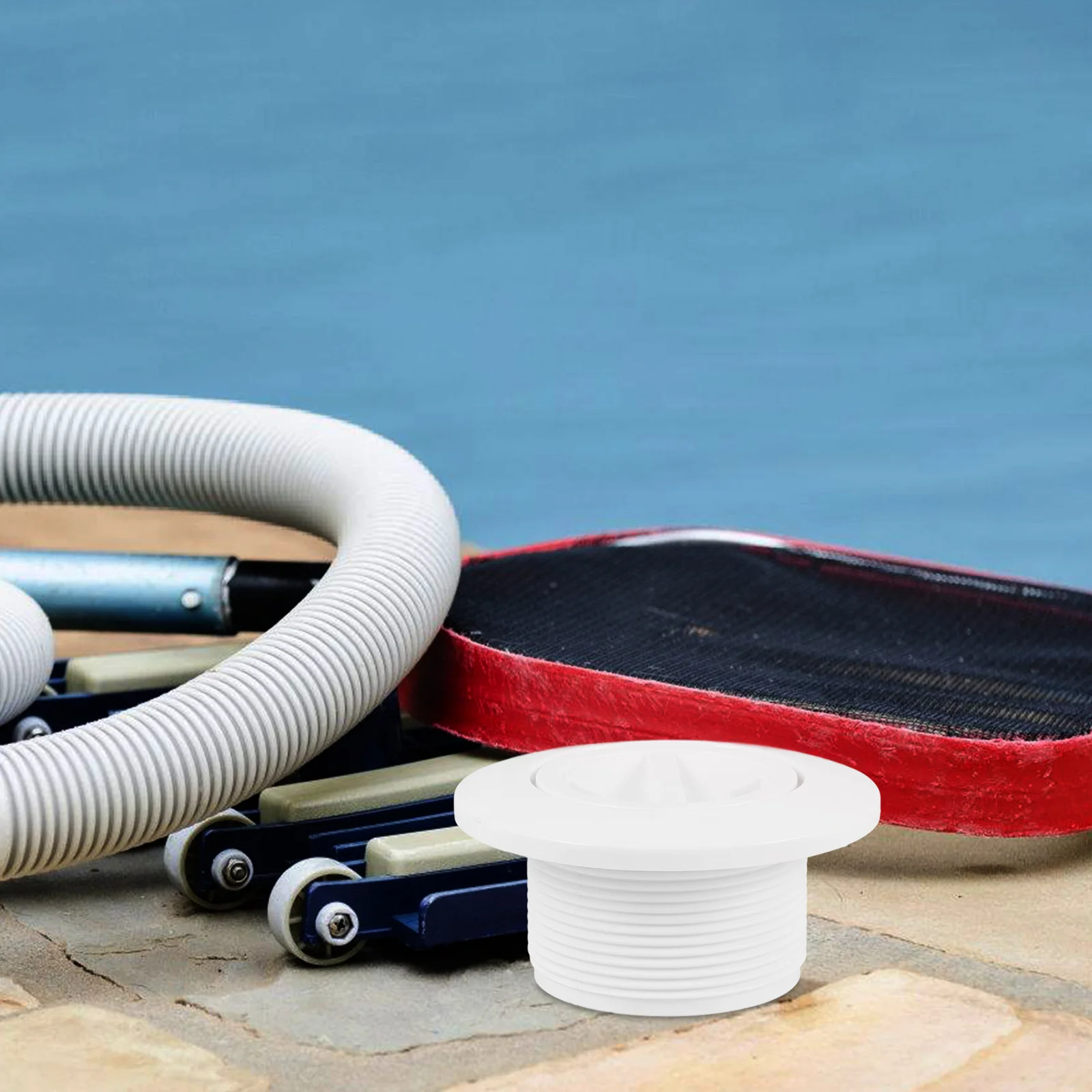 

Pool Vacuum Cover Stable Non Slip Swimming Pool Drain Protection Cover Suction Guard Safety Lid Debris Filter Uv Resistant Long