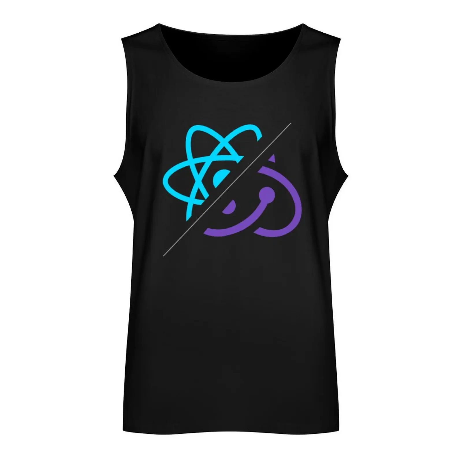 React Redux Javascript Tank Top bodybuilding men clothes Man gym clothes Men's cotton t-shirt sexy clothes men