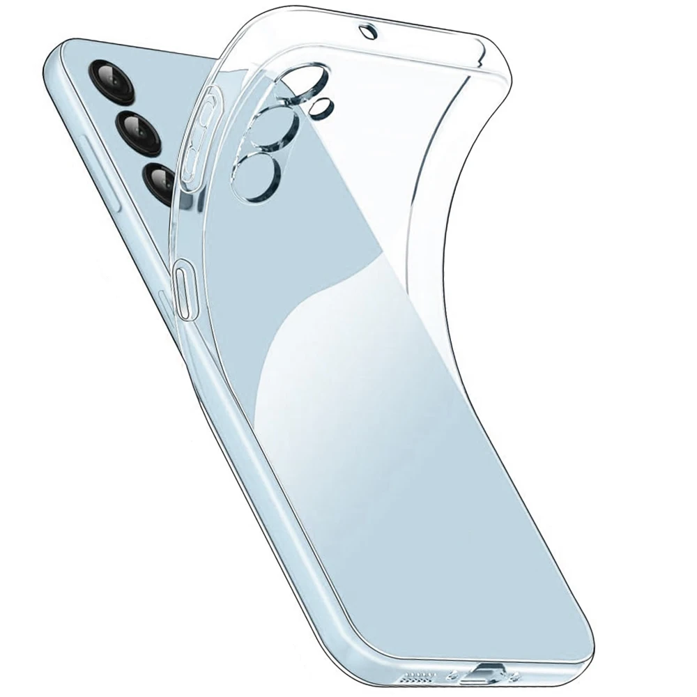 Kristall-Silikon-weiche TPU-Hülle für Samsung Galaxy S26 S25 S24 S23 S22 S21 S20 FE S25 Plus 25-kante ultradünne, klare Handyhülle
