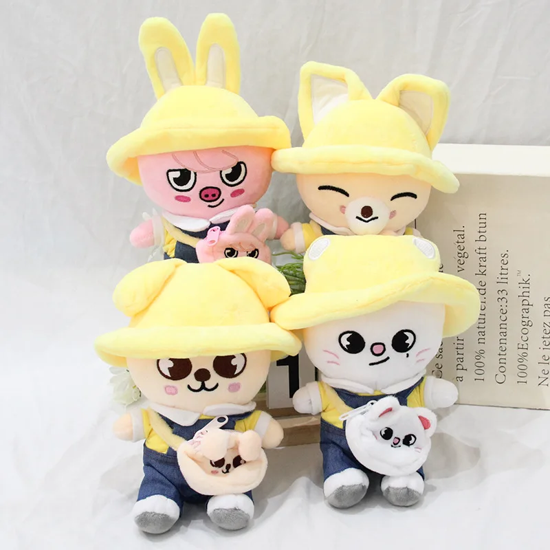 

SKZOO Plush Fans Gift Kindergarten Series Hug Pillow Doll Teddy Plush Toy FM Week Cloak Doll Magic School Kid Birthday Gift