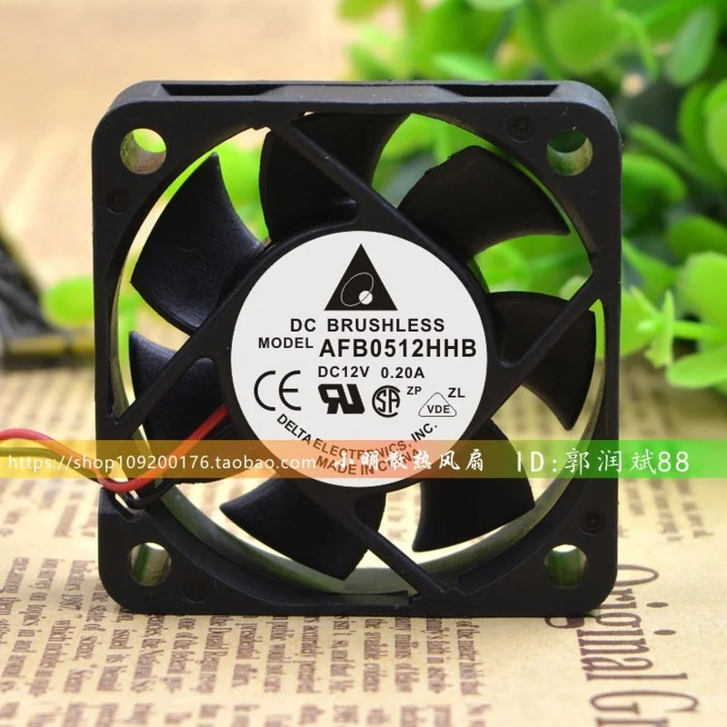 

New Fan For DELTA AFB0512HHB 5CM 5015 12V 0.20A Double Ball High Speed Server Fan CPU Radiator