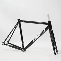 Ardently Lite Frameset, Track Fixie Bike Frame and Fork, Single Speed Bicycle Parts, 700C 6069 Aluminum, 50cm, 52.5cm, 55cm
