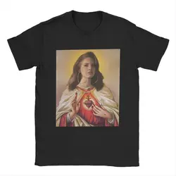 T-Shirt da uomo Lana Del Rey divertenti magliette in puro cotone maglietta a maniche corte girocollo abbigliamento stampato