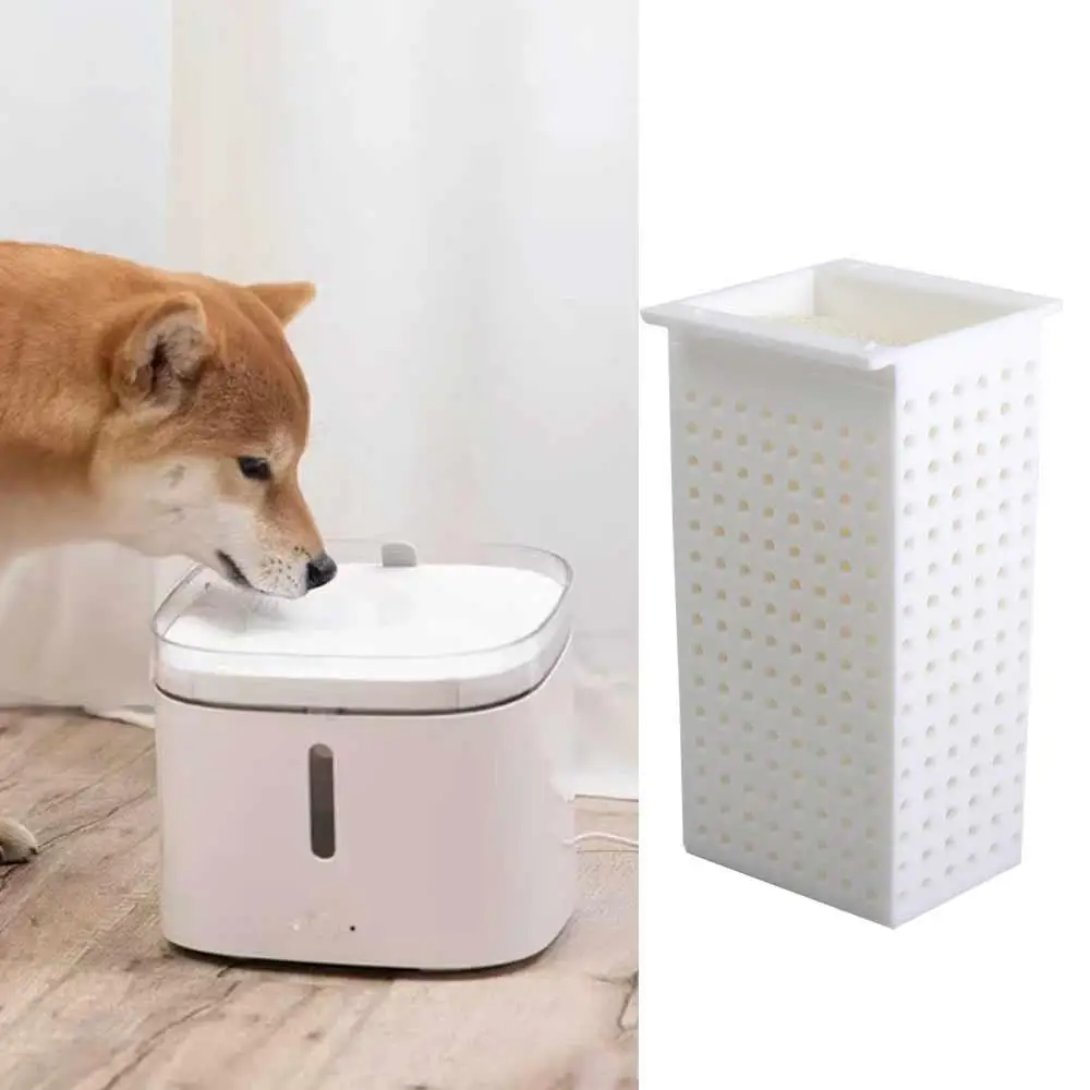 

Adjustable Water Flow Cat Water Dispenser Filter Plastic White Activated Carbon Filter Sponge Filter Element Filter Replacement