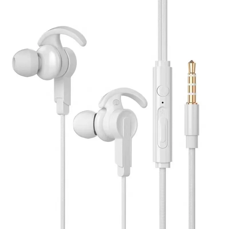 Auriculares intrauditivos con micrófono, audífonos intrauditivos de 3,5mm con cable, para juegos, móviles, ordenador, con micrófono y volumen