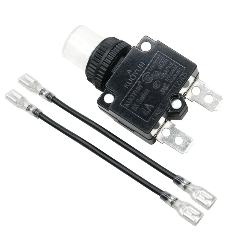 防水サーキットブレーカ,熱保護,押しボタン,kuoyuh 88シリーズ,1個