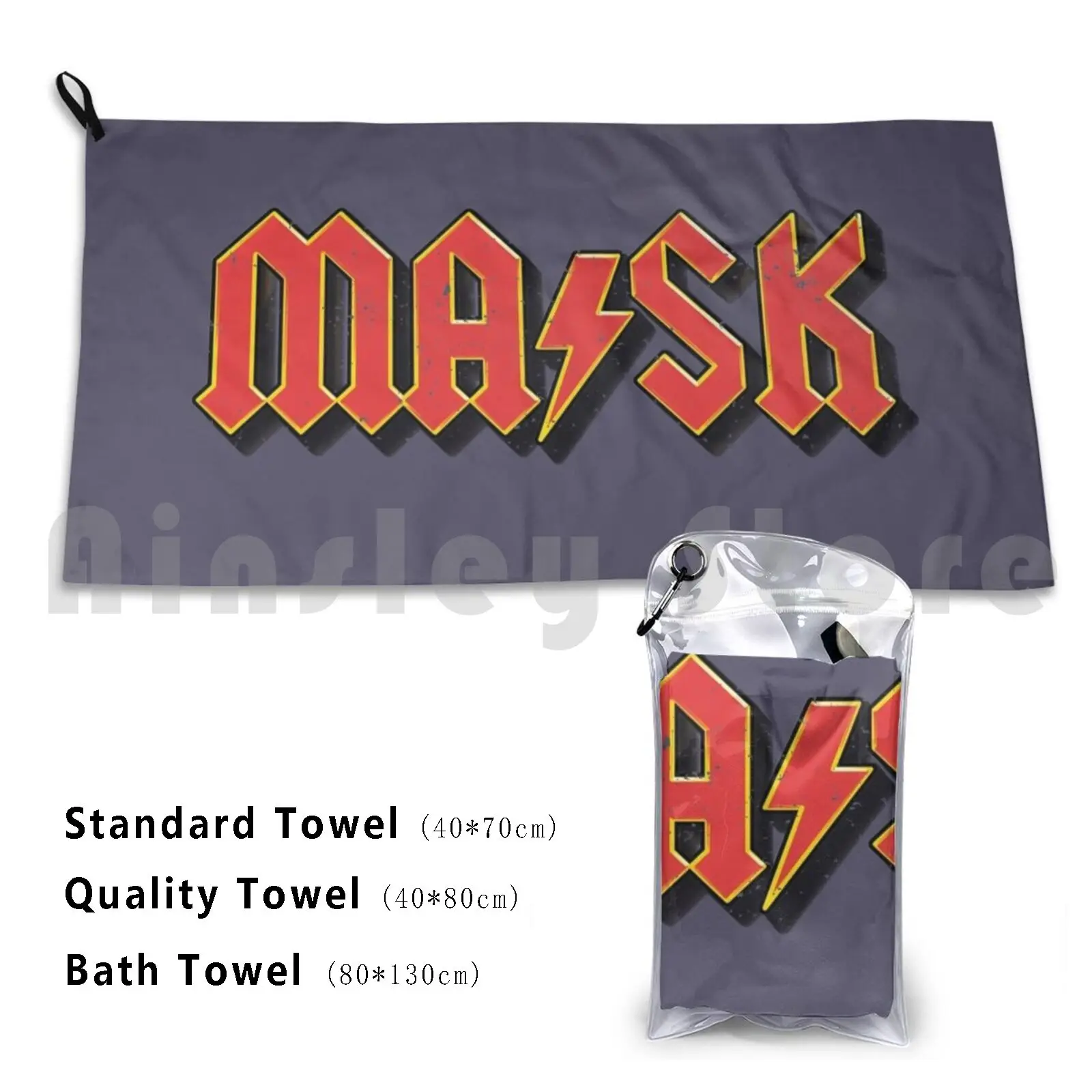 Electric Rockin' Custom Towel Bath Towel Rock Rocker Punk Australia Metal