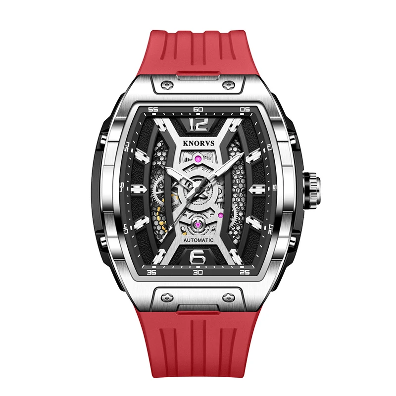 KNORVS New Fully Automatic Mechanical Watch Night Light Waterproof Men's Watch Fashion KN001-4