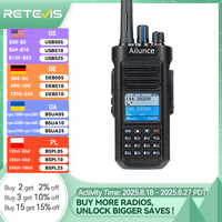 Retevis Ailunce HD2 Walkie Talkie DMR Radio UHF VHF Ham Radio IP67 Waterproof Long Range DMR GPS APRS Digital Radio Bluetooth