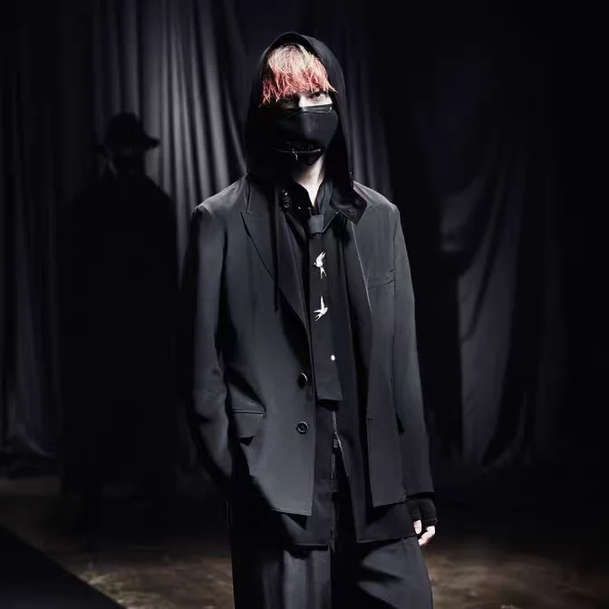 YAMAMOTO-Style 2026 HighQuality Clothing Accessory Unisex Dark Style Fashionable Swallow-shaped Accessories With Embroidery