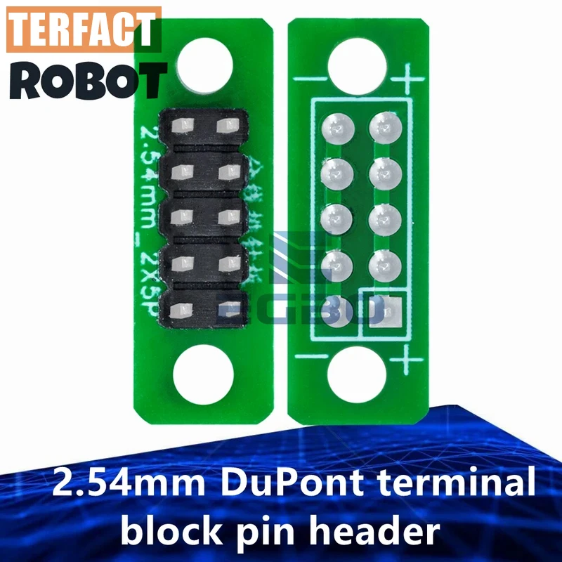 1 Piece ~ 10 Pieces Egbo 2.54Mm Dupont Connector Block Pin Header 2Mm 2Mm 2 Row * 5P Needle Splitter Pin Header