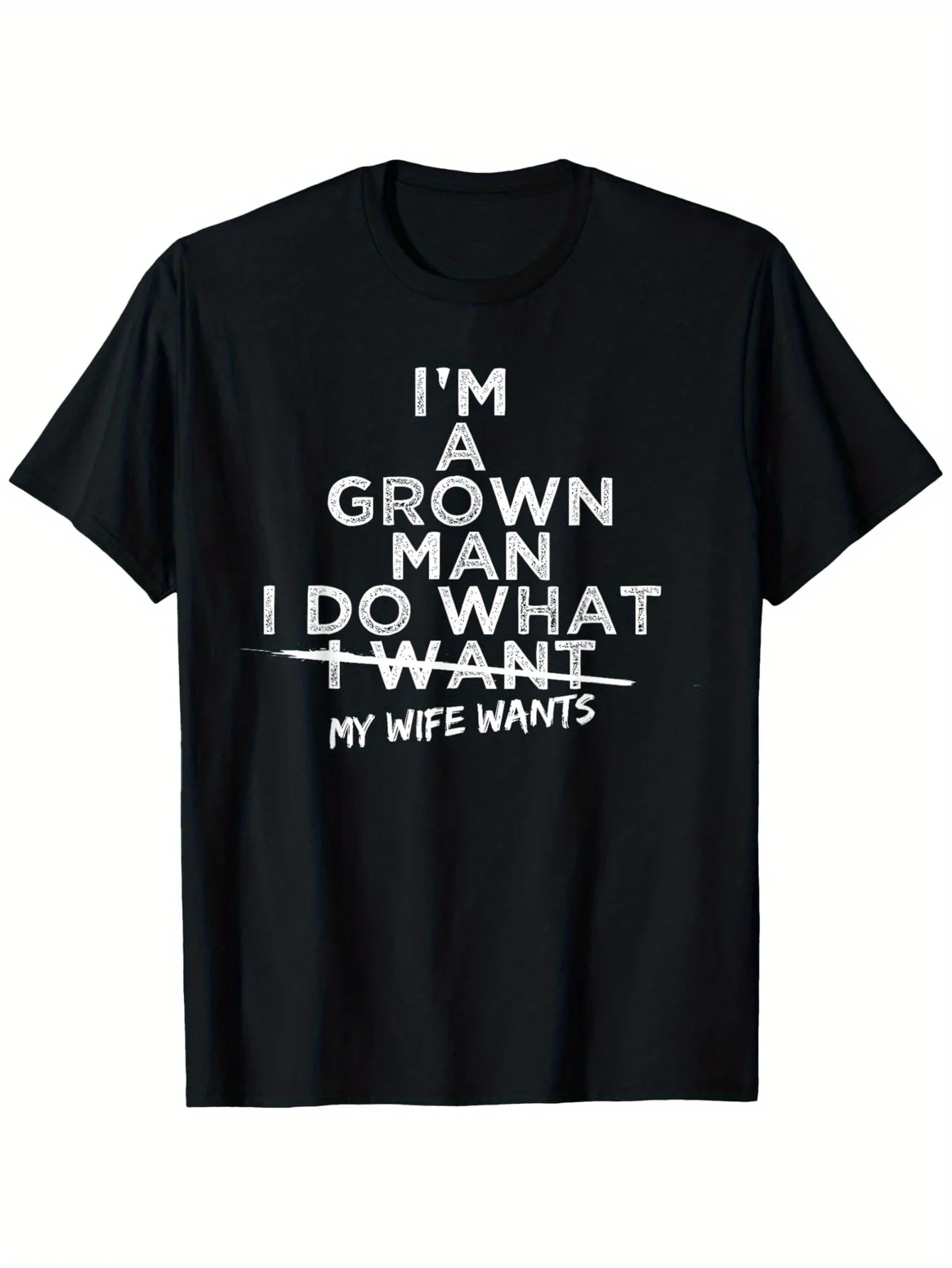 

Funny Husband Tee: "I Do What My Wife Wants" - 220g Cotton Perfect Gift for