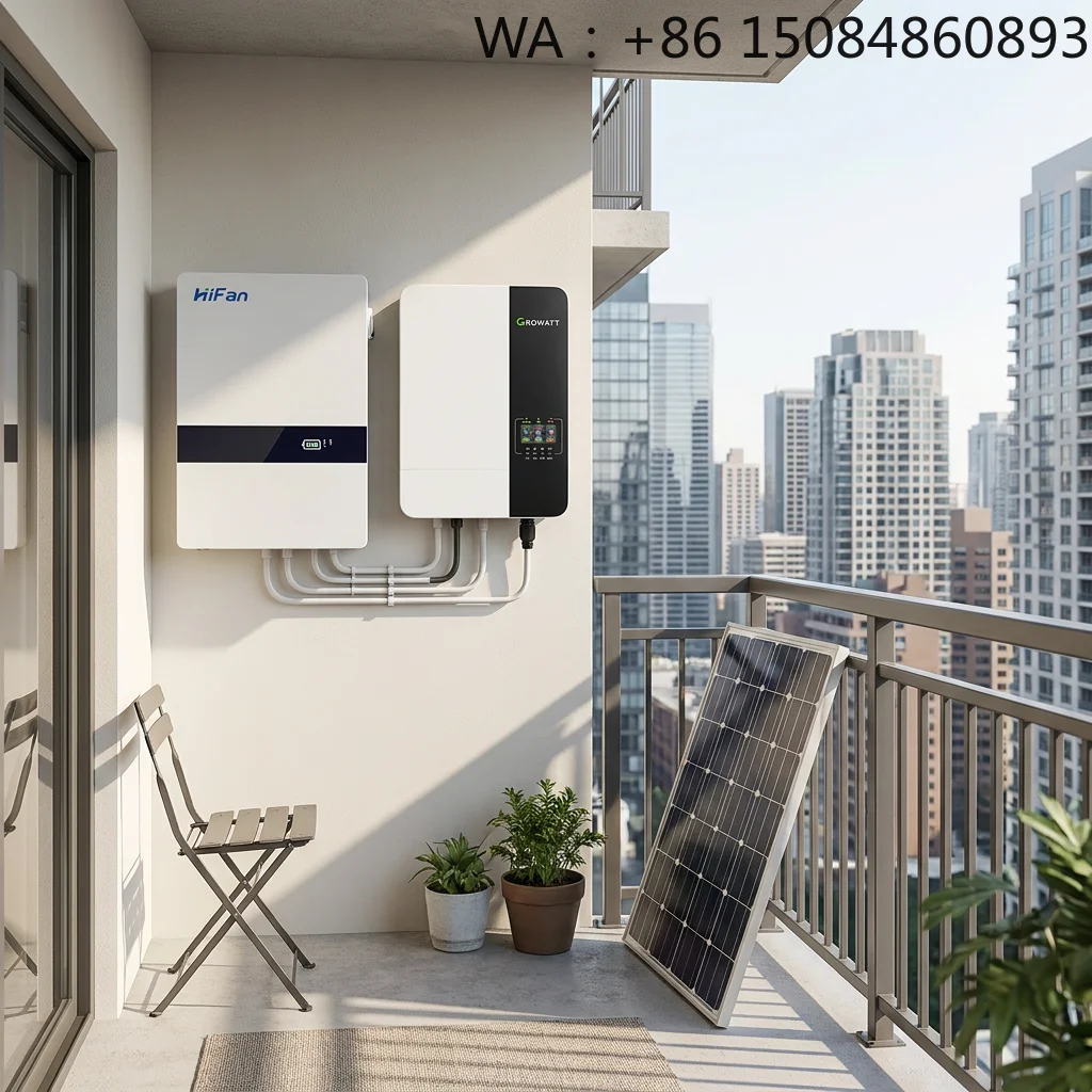 Plug And Play  SystemCompact Split Balcony  Power Storage Kit With IP65 3KW Off-Grid Inverter 10KWh Wall-Mounted Batte